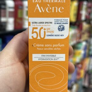 خصائص Avène Crème sans parfum SPF 50+ ☀️