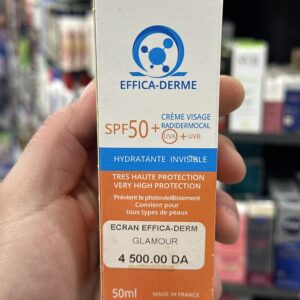 خصائص EFFICA-DERME Crème Visage SPF50+