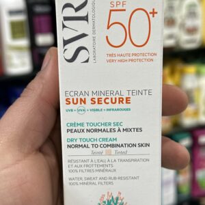 خصائص SVR Sun Secure Ecran Minéral Teinté SPF50+