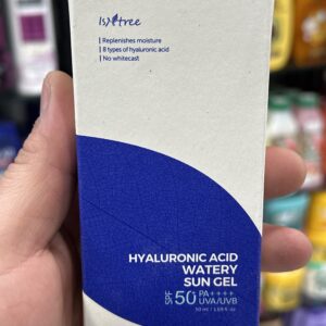 خصائص Isntree Hyaluronic Acid Watery Sun Gel SPF50+ PA
	•
