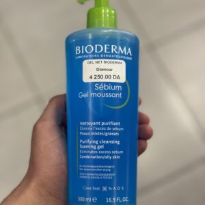 Bioderma gel moussant peaux mixtes grasses 500ml