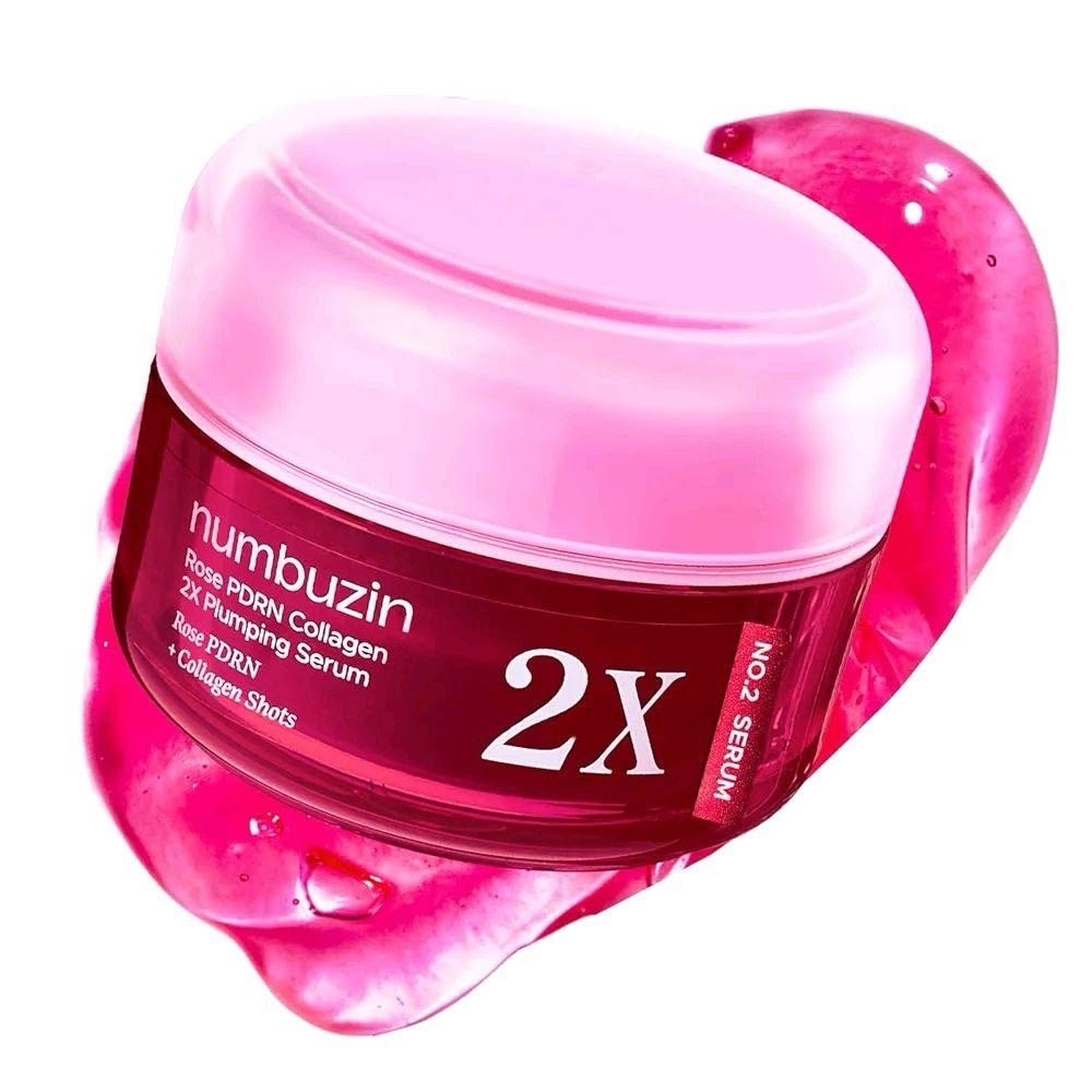 numbuzin 2x rose pdrn collagen plumping serum - الصورة 2