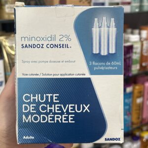 Minoxidil  chute de cheveux modérées